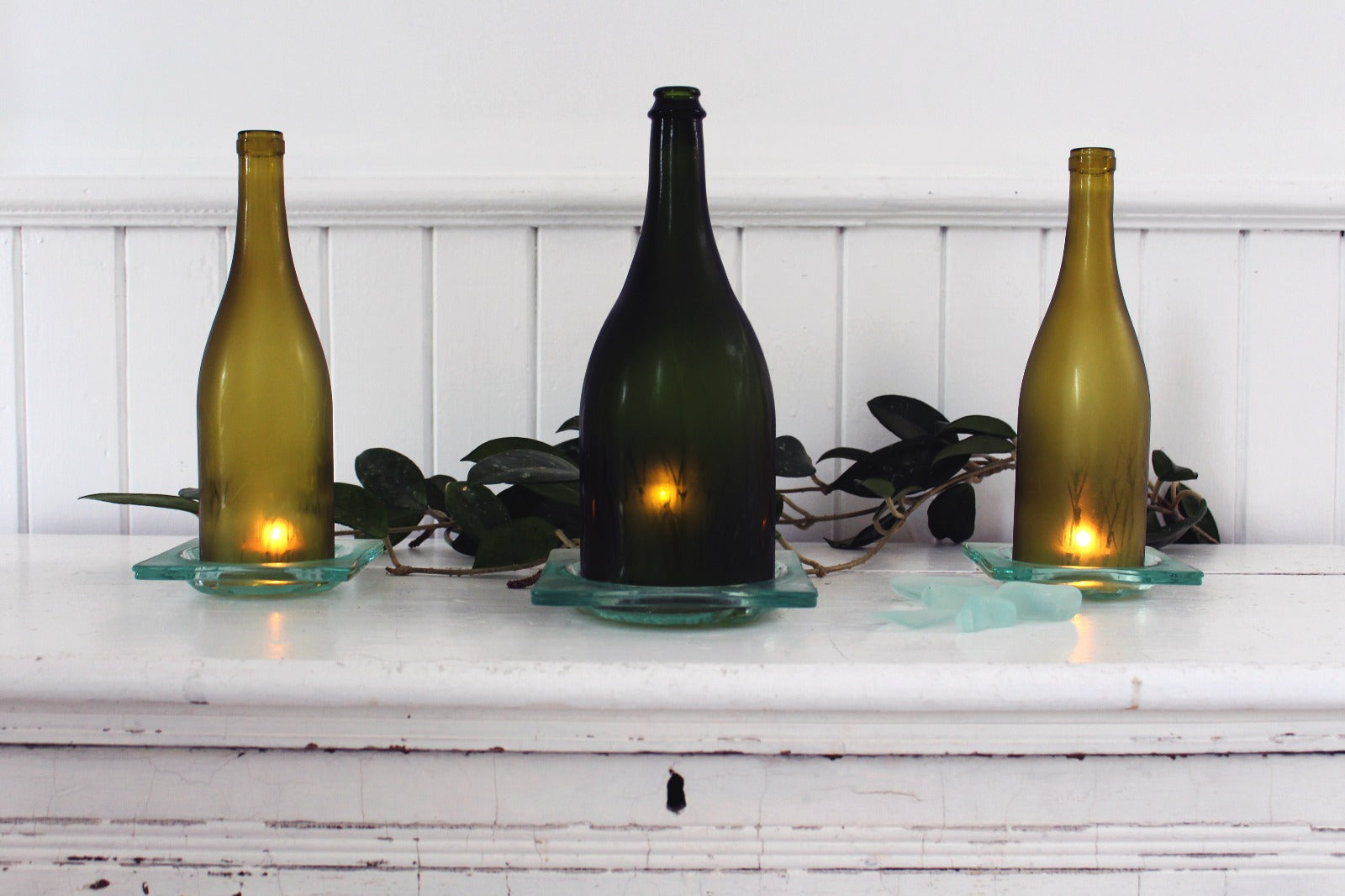 Wine Bottle Lantern Made in Canada