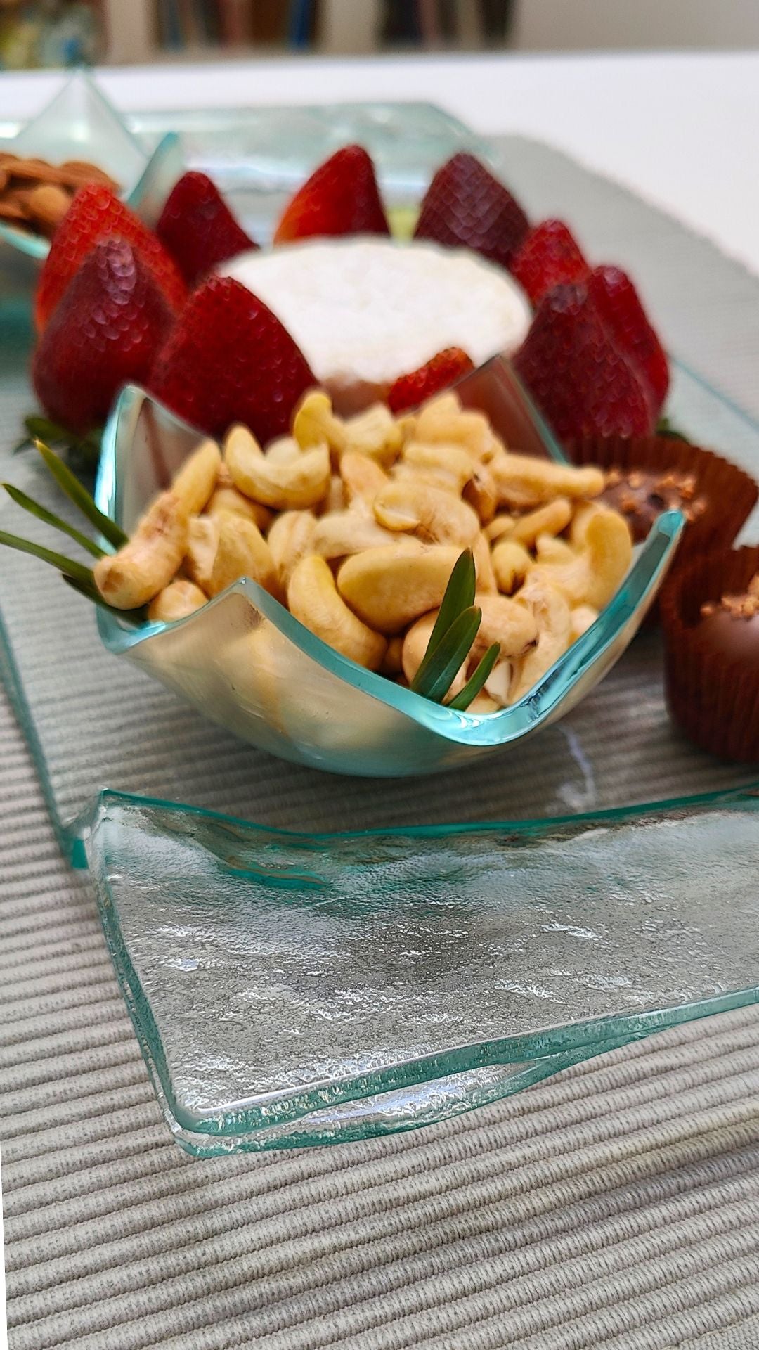 Glass Cheese Tray, made in Elora