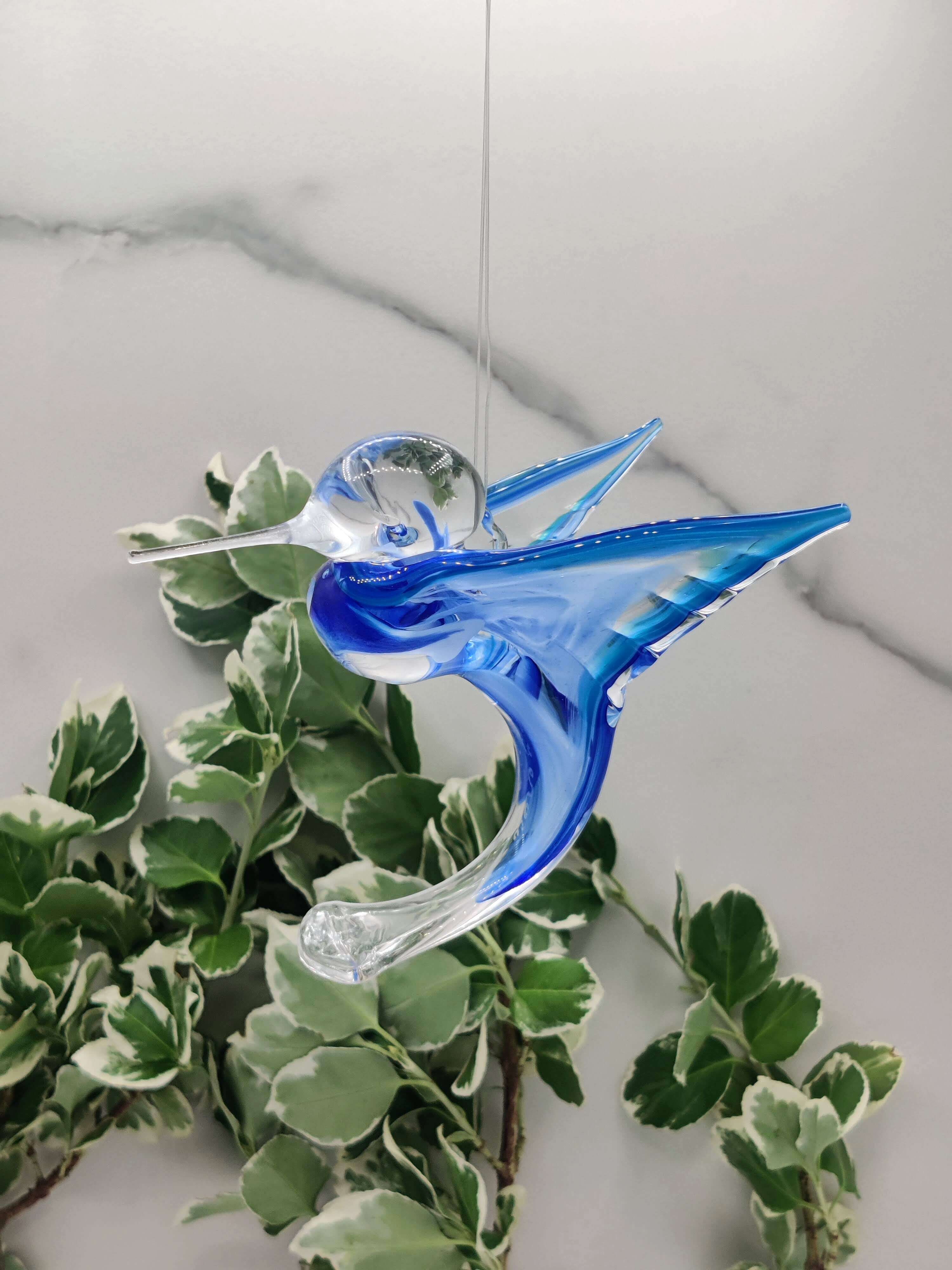 Colourful Glass Humming Birds