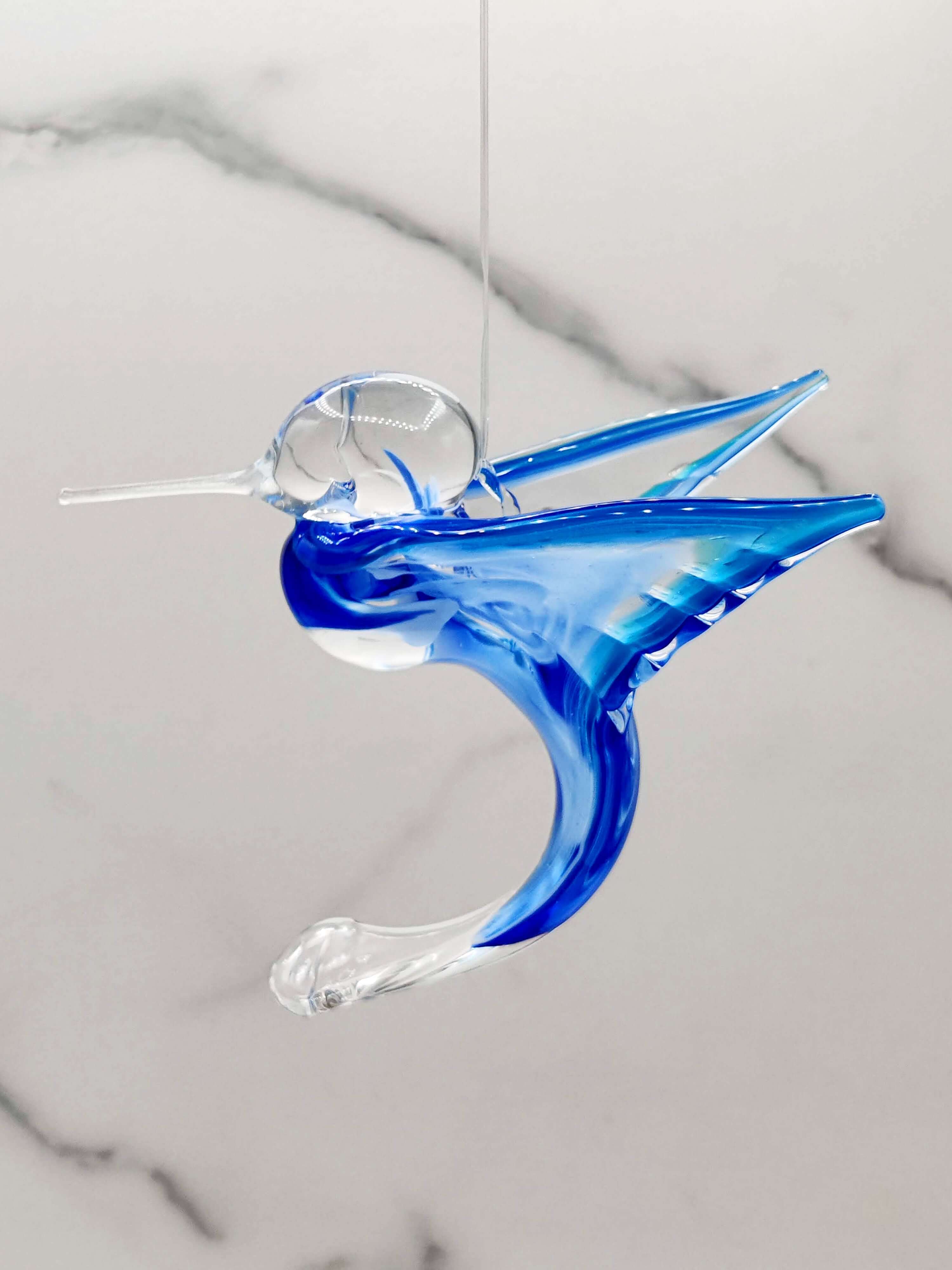 Colourful Glass Humming Birds