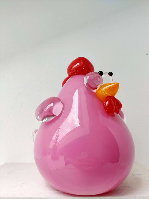 Handmade Glass Chicken