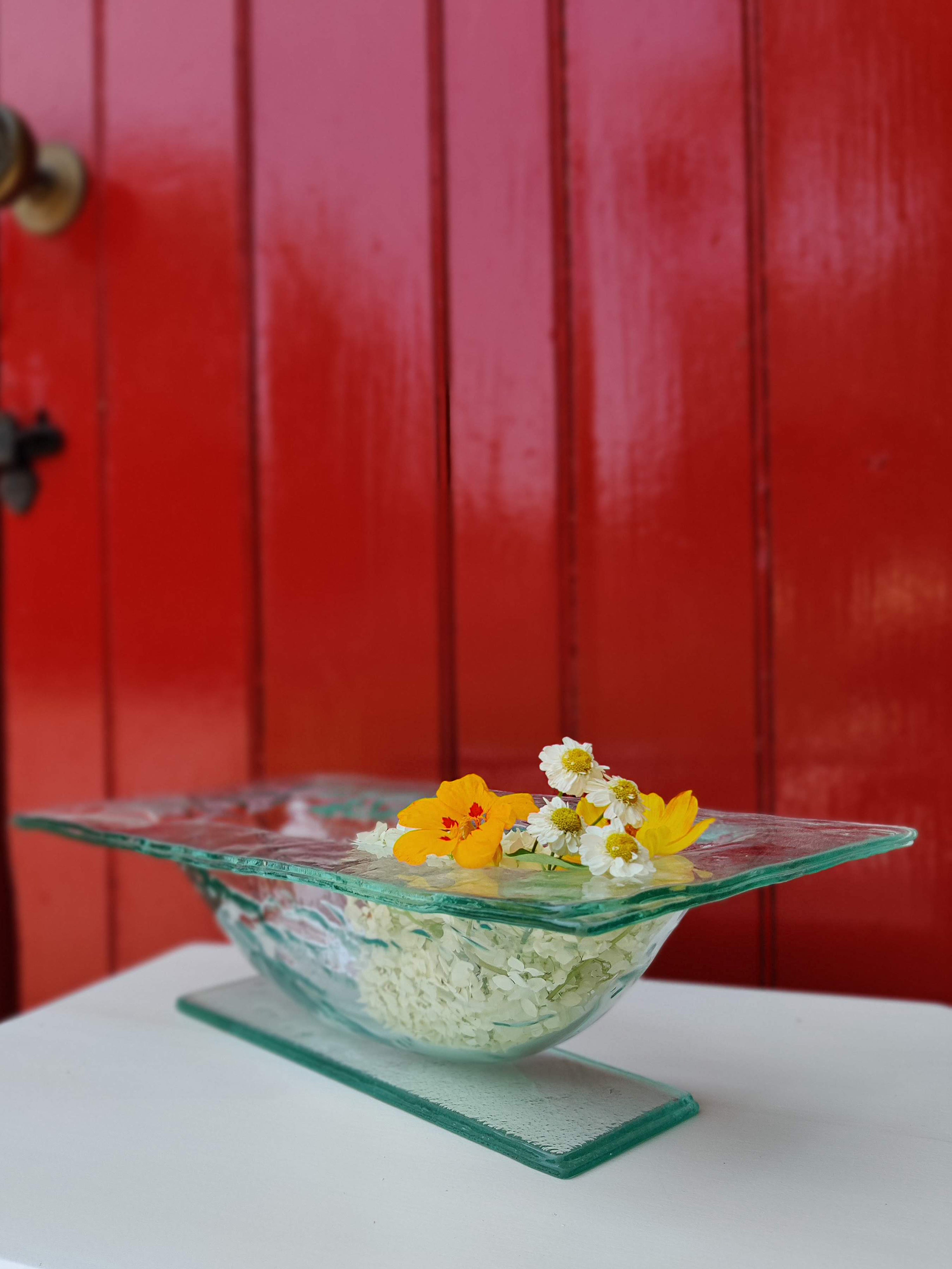 Handmade Glass Bowls Rectangle