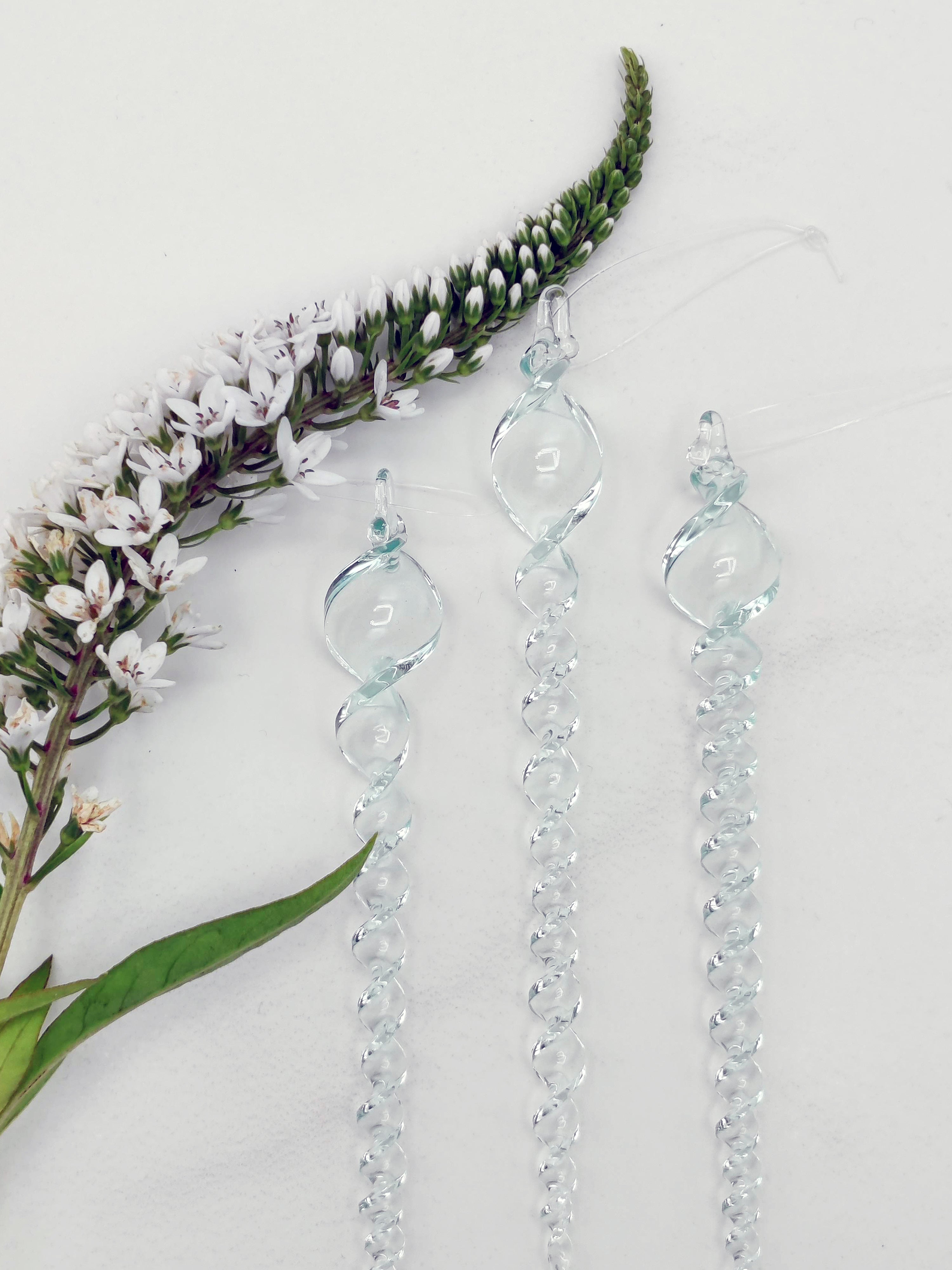 Glass Icicles - Packs of 6