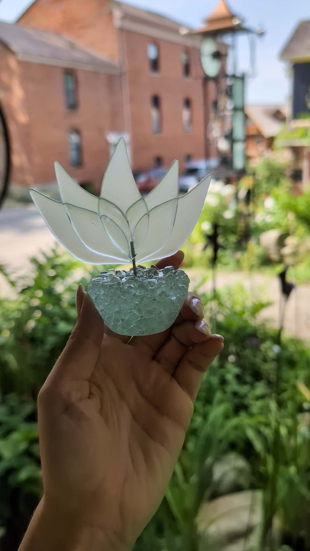 Glass Lotus Flower
