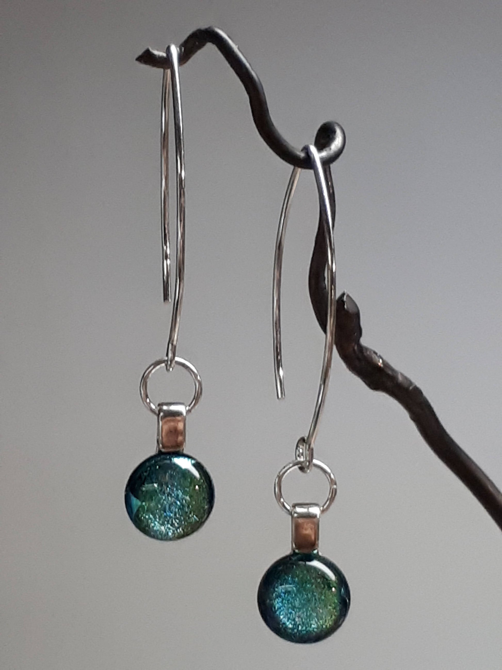 Beautiful handmade glass jewelry - lightweight earrings