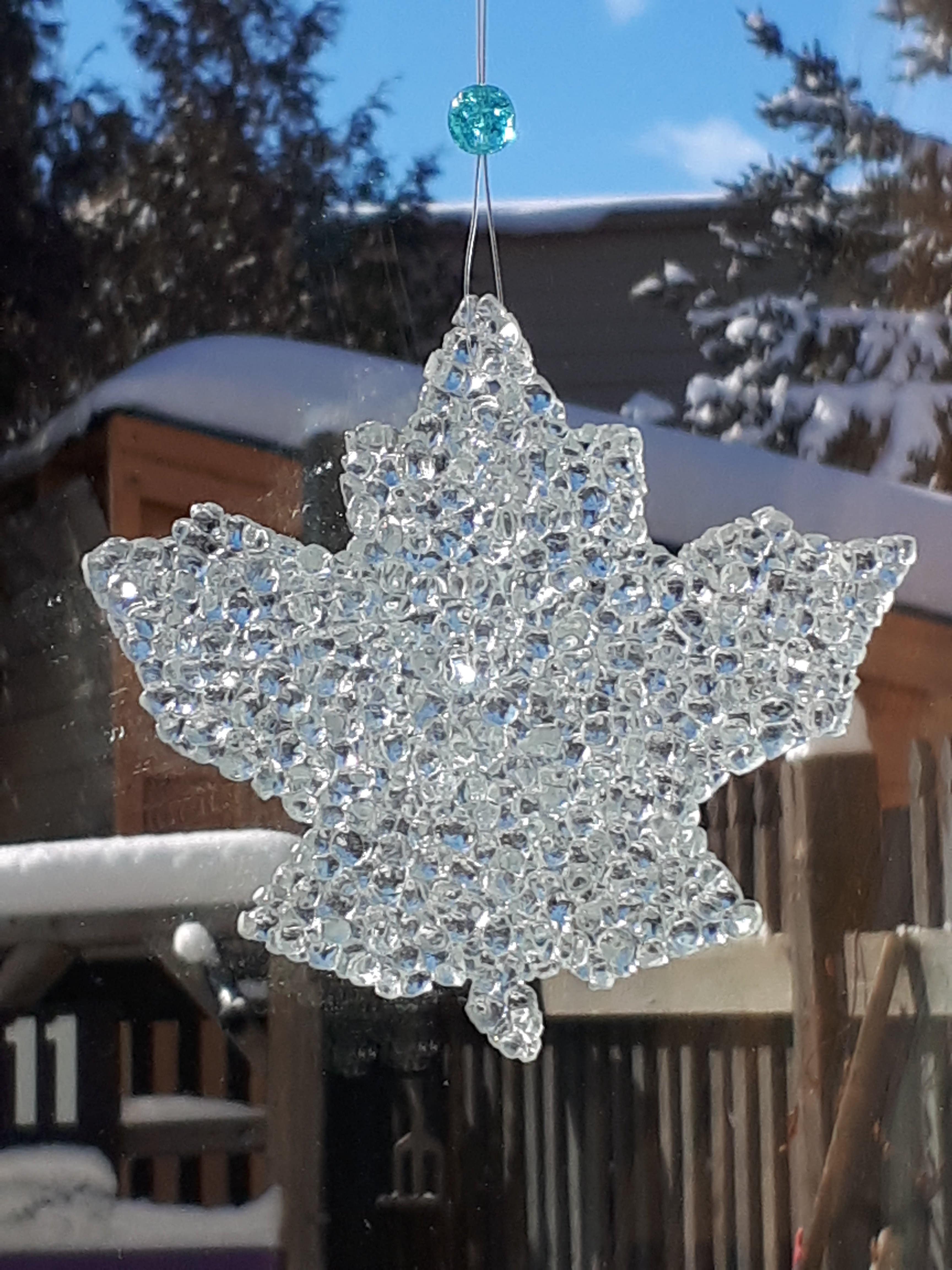  Frit Cast Ornaments - Leaf