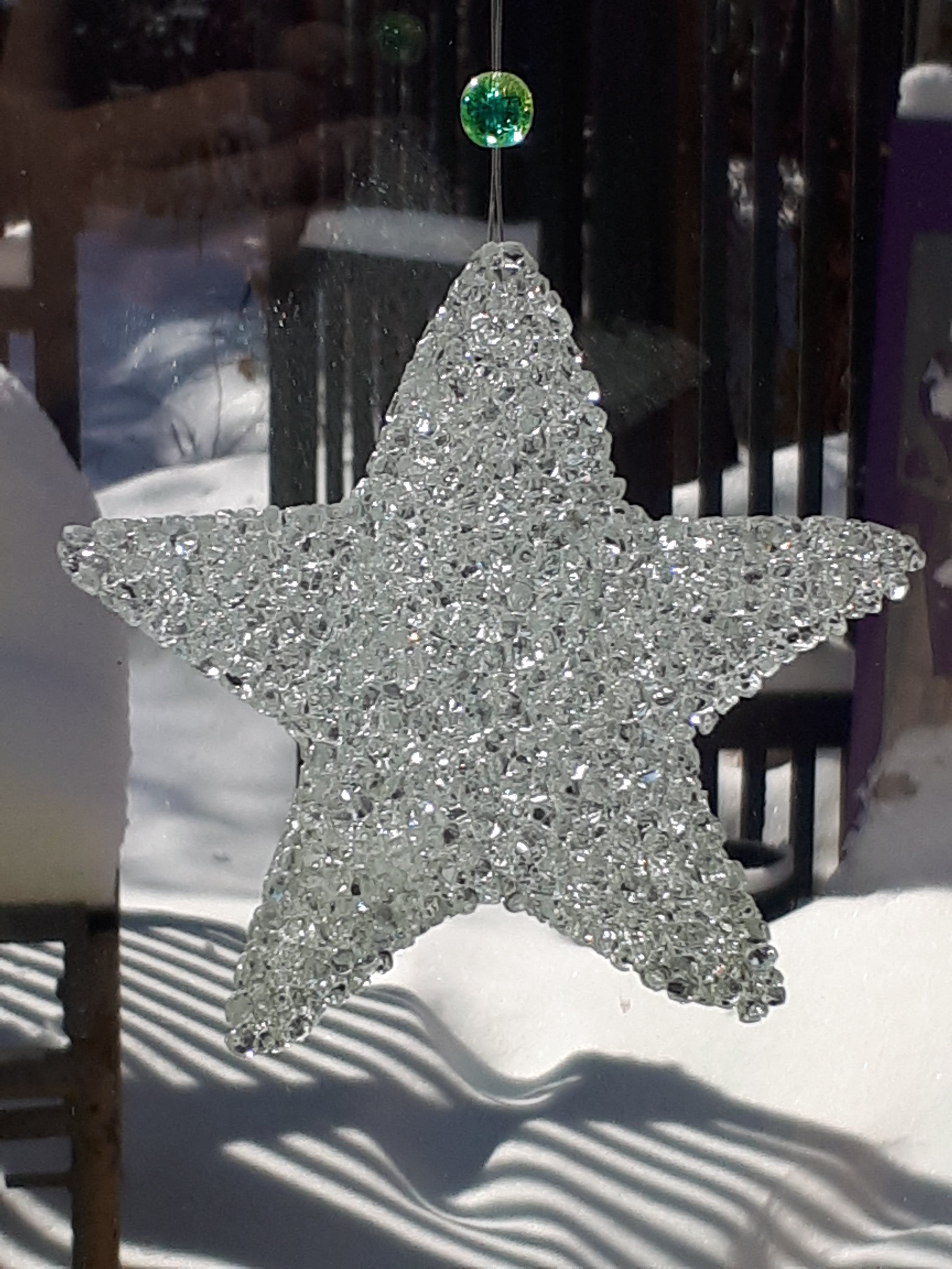  Frit Cast Ornaments - Star