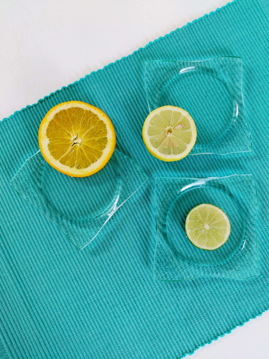 Clear Glass Coasters