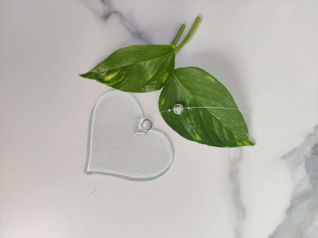 Fused Ornament Heart